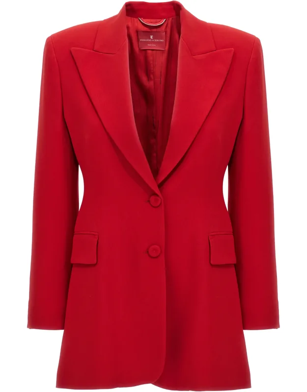 Multicolor Viscose Blazer
