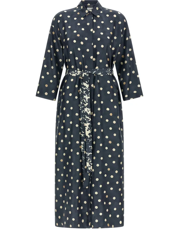 Silk Midi Dress