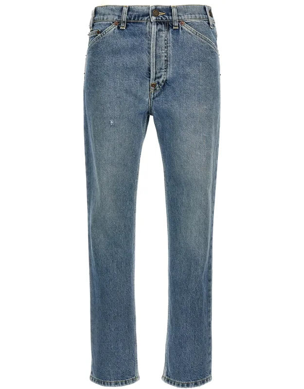 Cotton Straight-leg Jeans