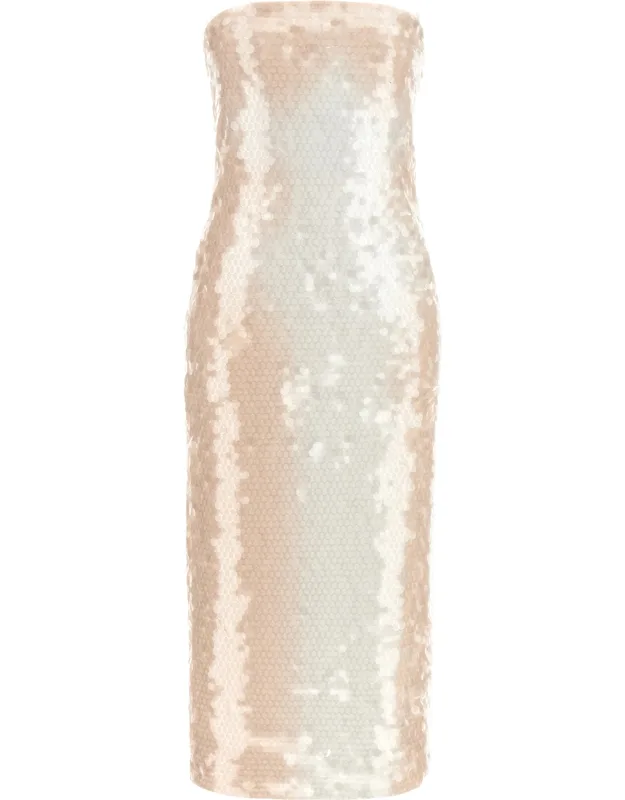 Multicolor Polyamide Midi Dress