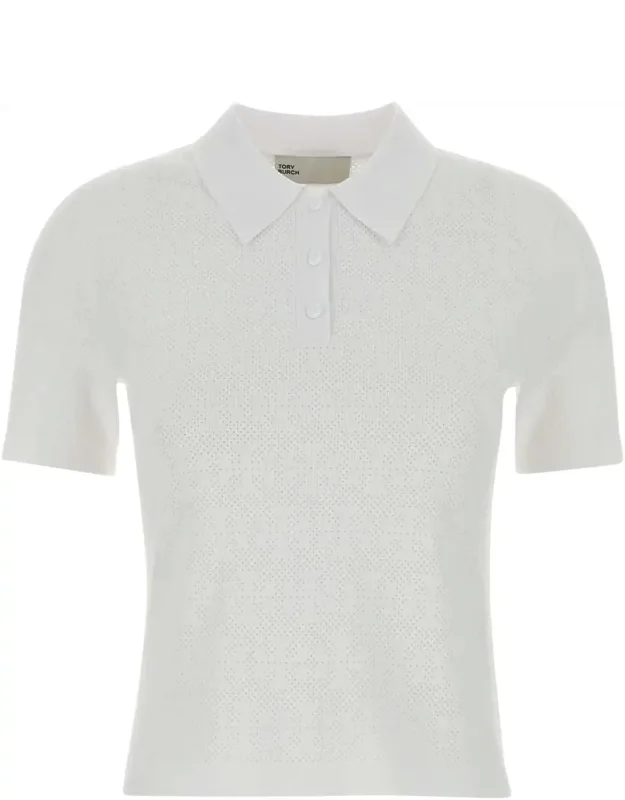 Stretch Viscose Blend Polo Shirt