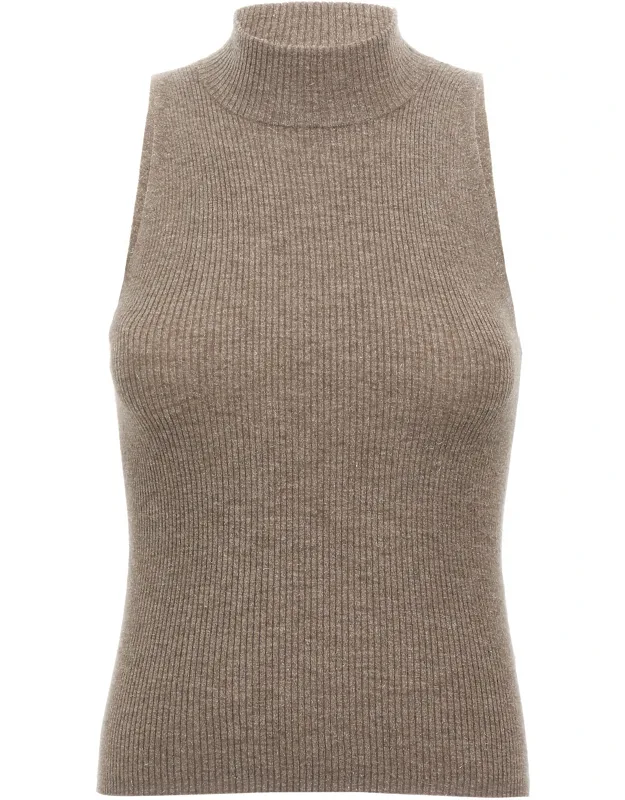 Cashmere Sleeveless Sweater