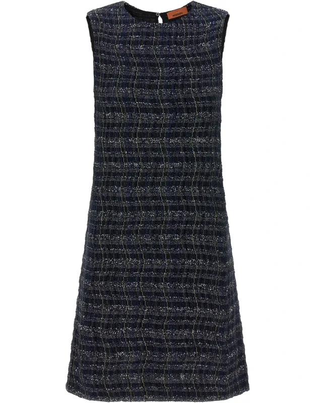 Multicolor Viscose Short Dress