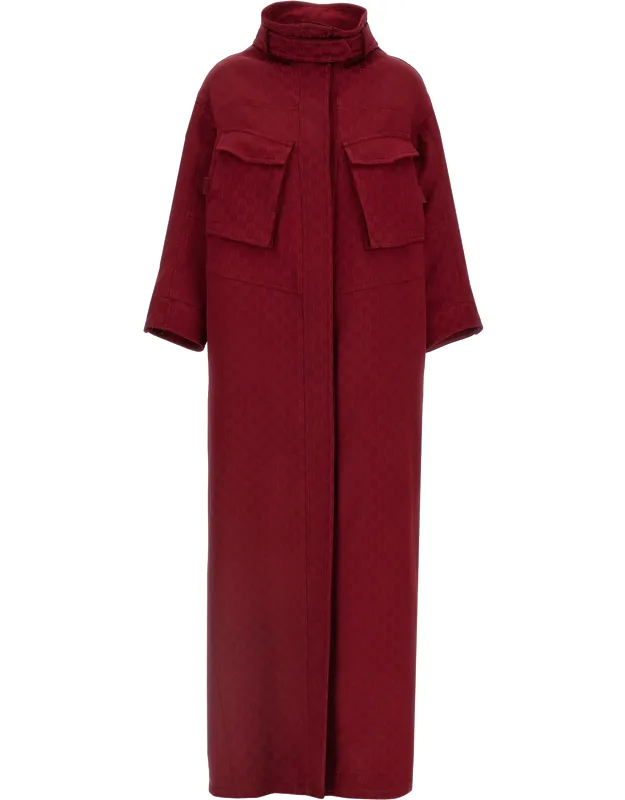 Multicolor Viscose Coat