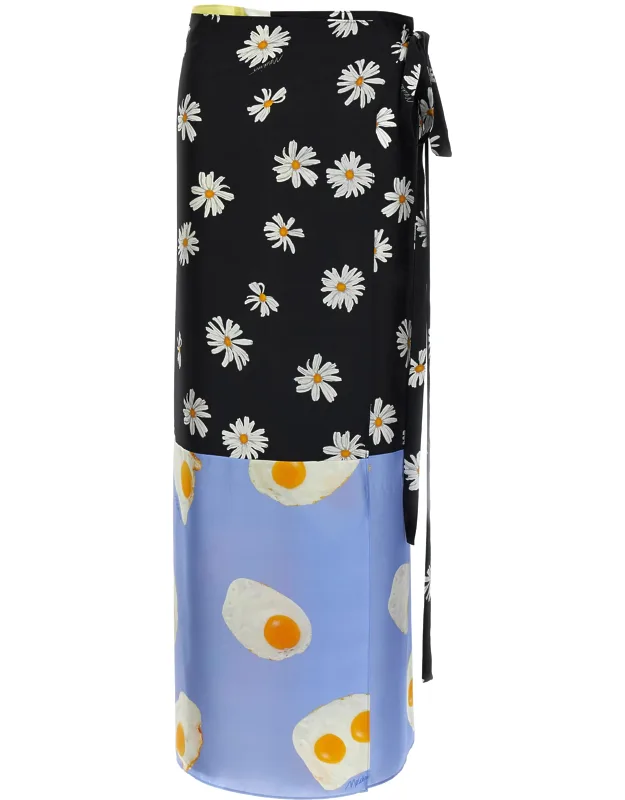 Silk Mini Skirt