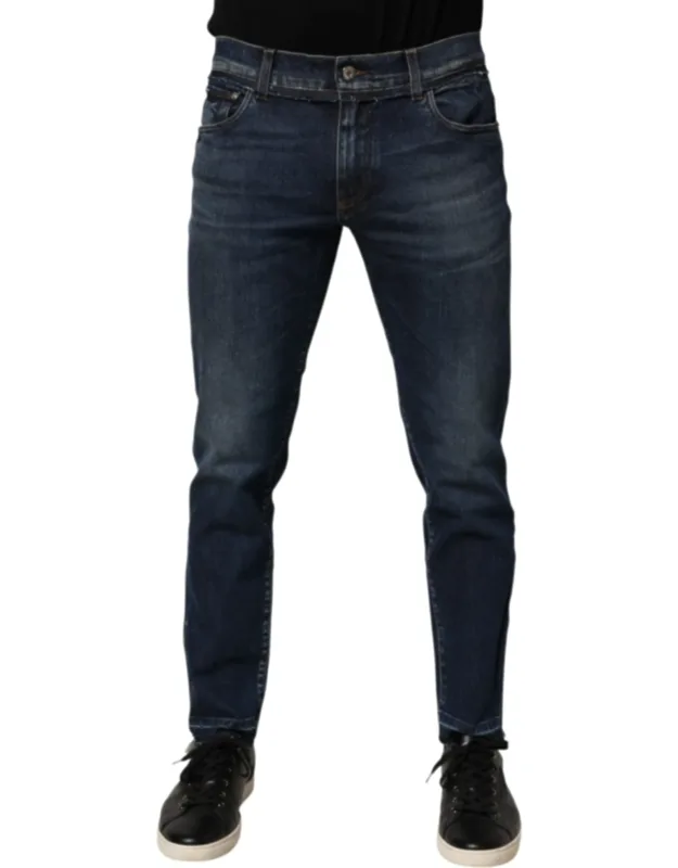 Cotton Stretch Skinny Denim Jeans