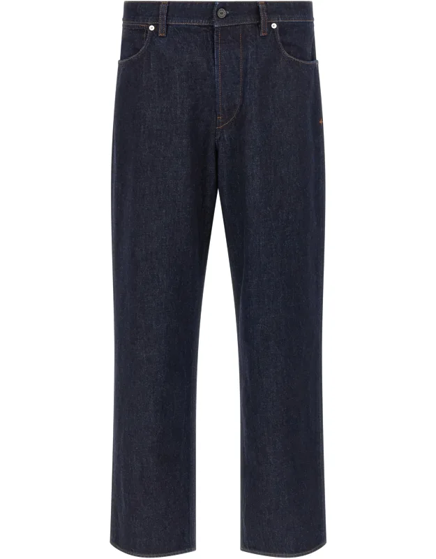 Cotton Straight-leg Jeans
