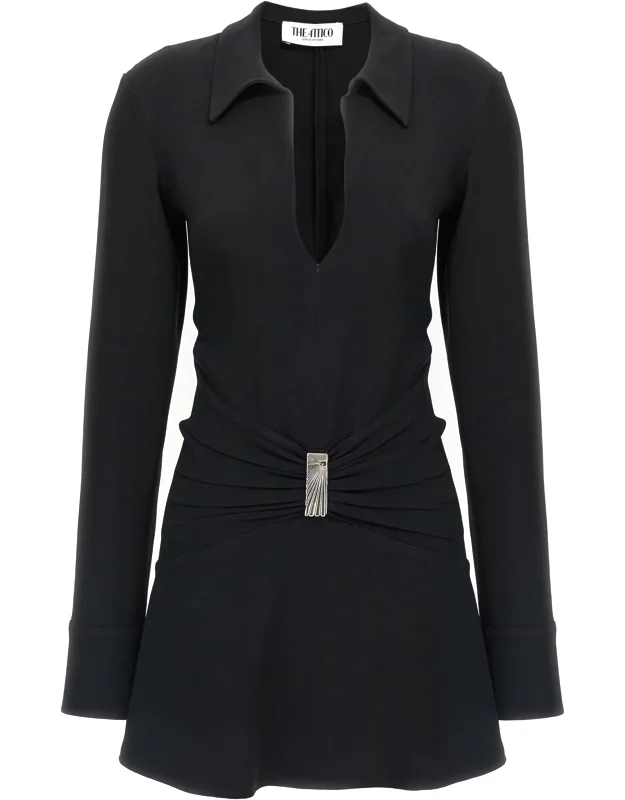Marabou Short Dress