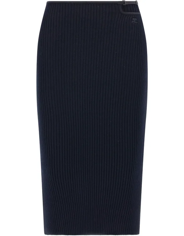 Viscose Midi Skirt