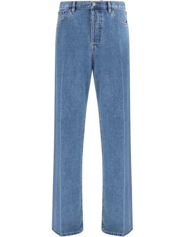 Cotton Straight-leg Jeans