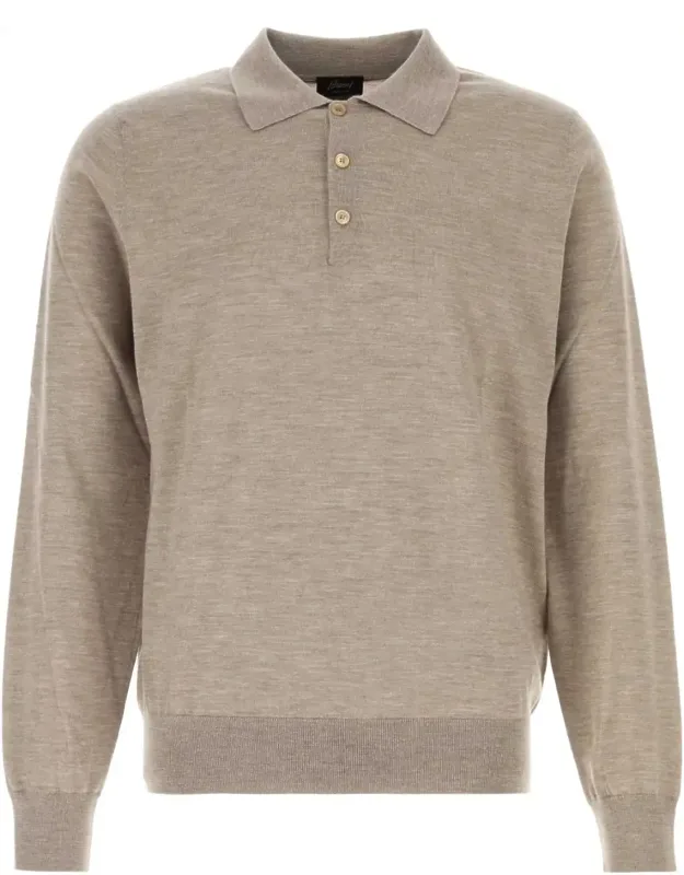Cashmere Blend Polo Shirt