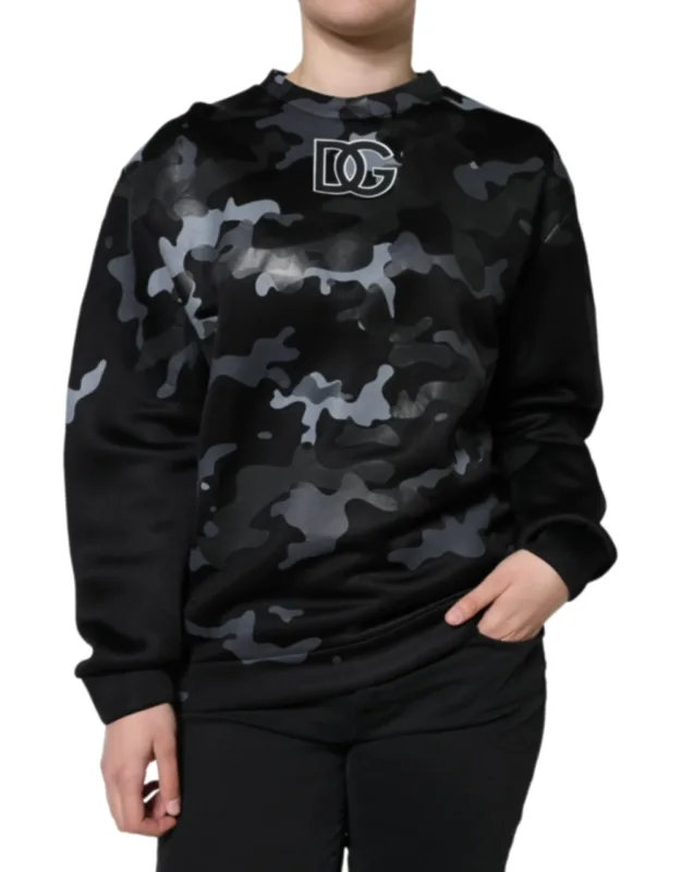 Camouflage Round Neck Sweatshirt