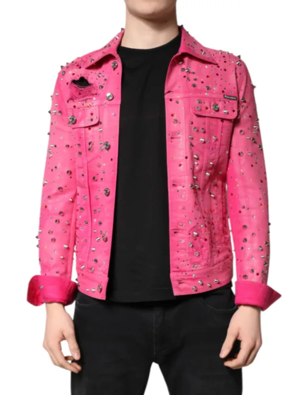 Crystal Embellished Denim Jacket