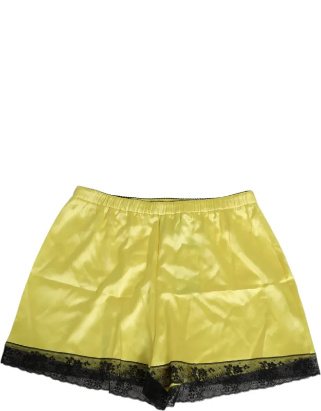 Satin Silk Mid Waist Underwear Shorts
