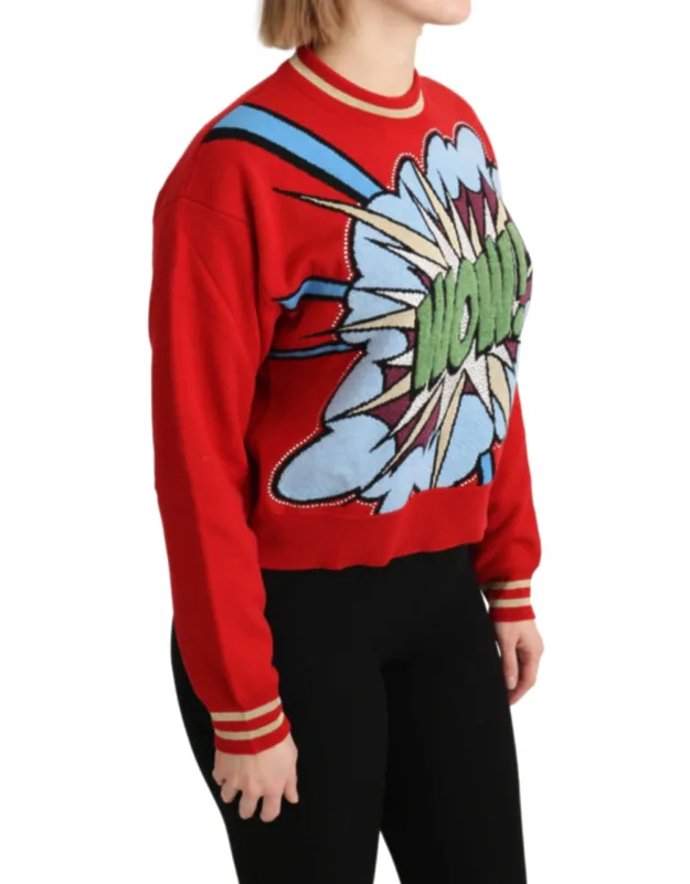 Knitted Cashmere Cartoon Top Sweater