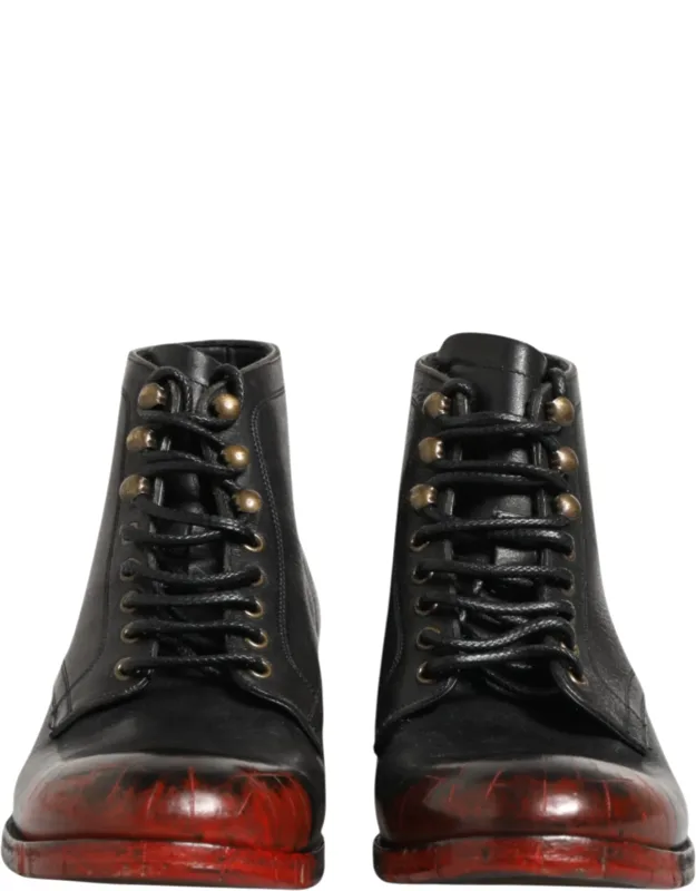 Lace-up Short Ankle Boots