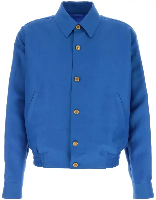 Wool Blend Bomber Jacket