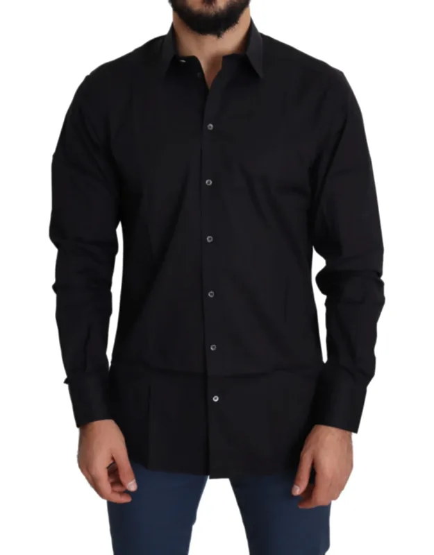 Cotton Stretch Formal Gold Dress Shirt