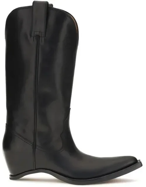 Calf Leather Ankle Boots