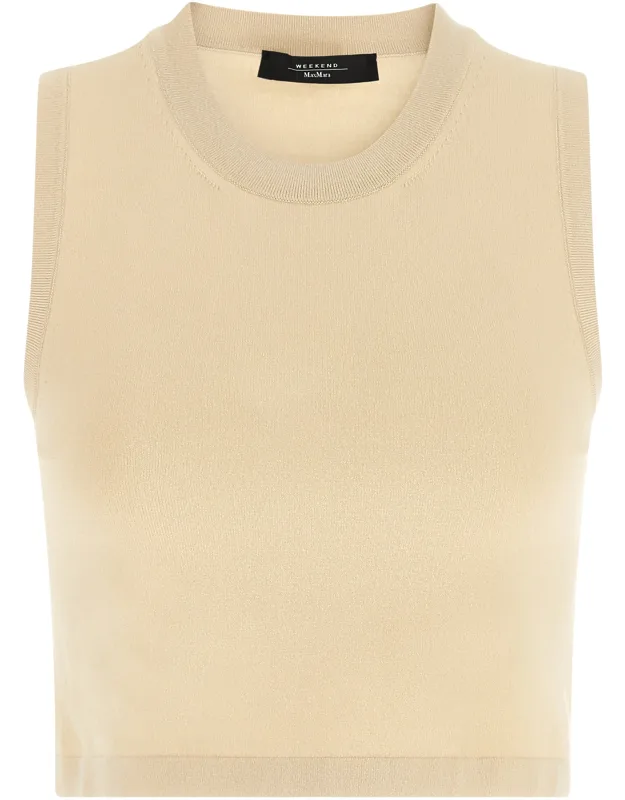 Viscose Sleeveless T-shirt