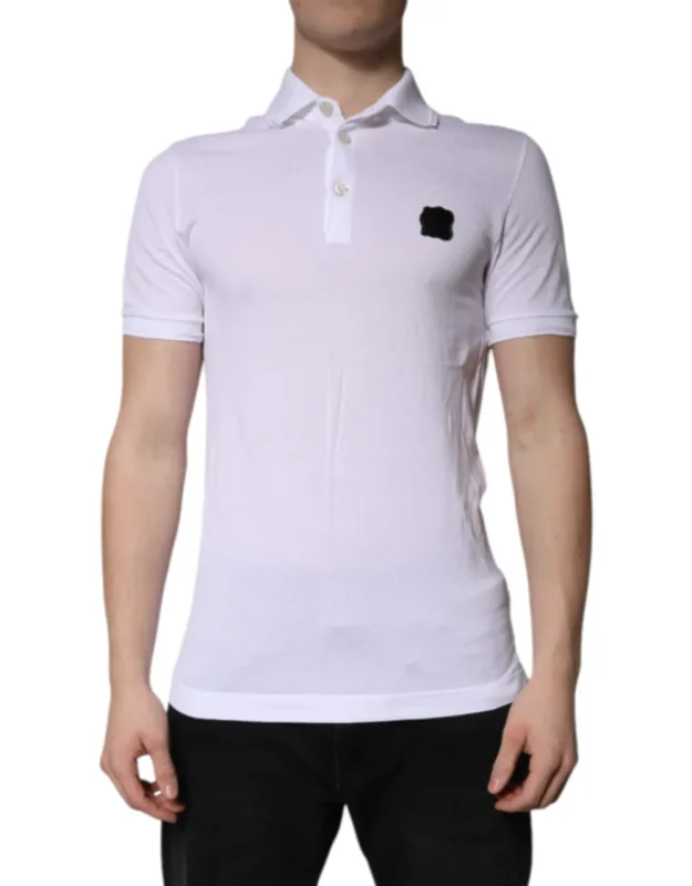 Cotton Logo Collared Polo T-shirt