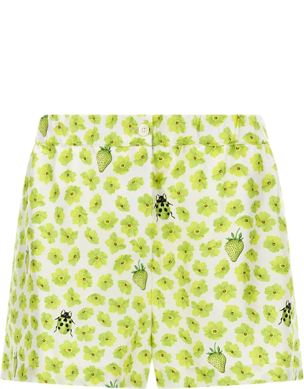 Silk Bermuda Shorts