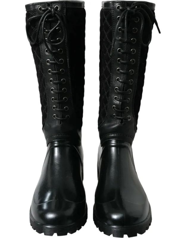 Chioggia Rubber Suede Rain Boots