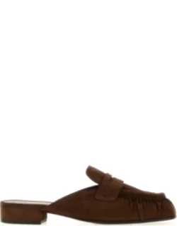 Suede Slippers