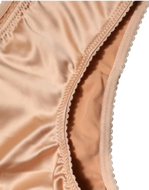 Silk Stretch Mid Waist Brief Panty Underwear