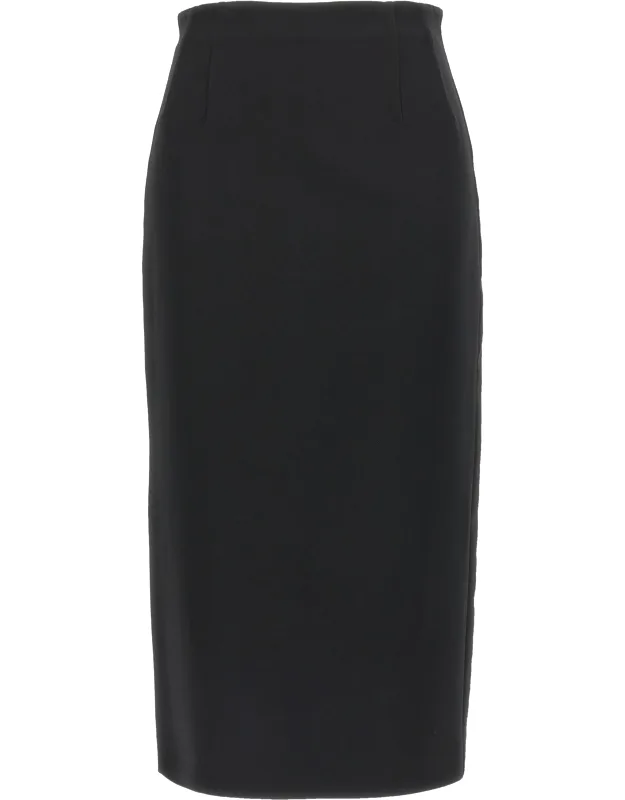 Viscose Midi Skirt