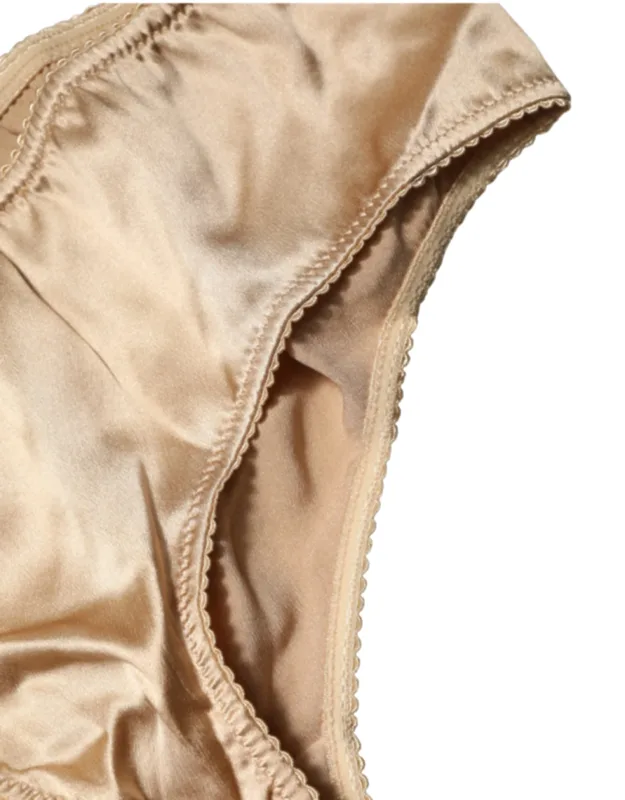 Silk Stretch Mid Waist Brief Panty Underwear