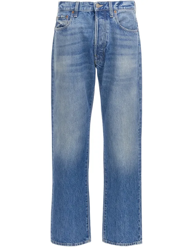 Cotton Straight-leg Jeans