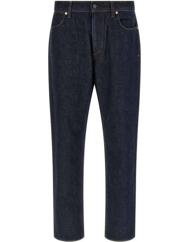 Cotton Straight-leg Jeans