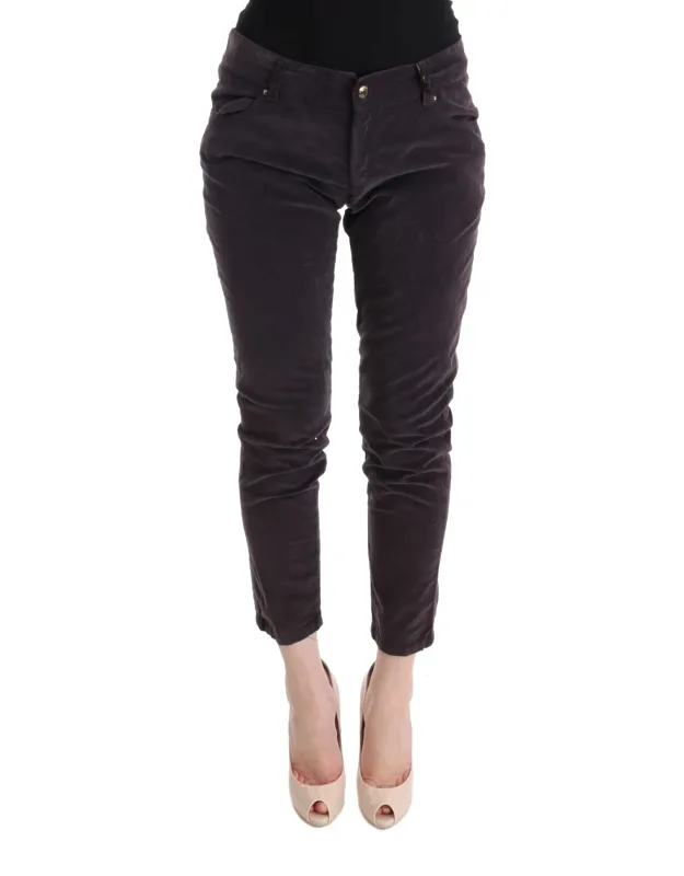 Cropped Casual Pants