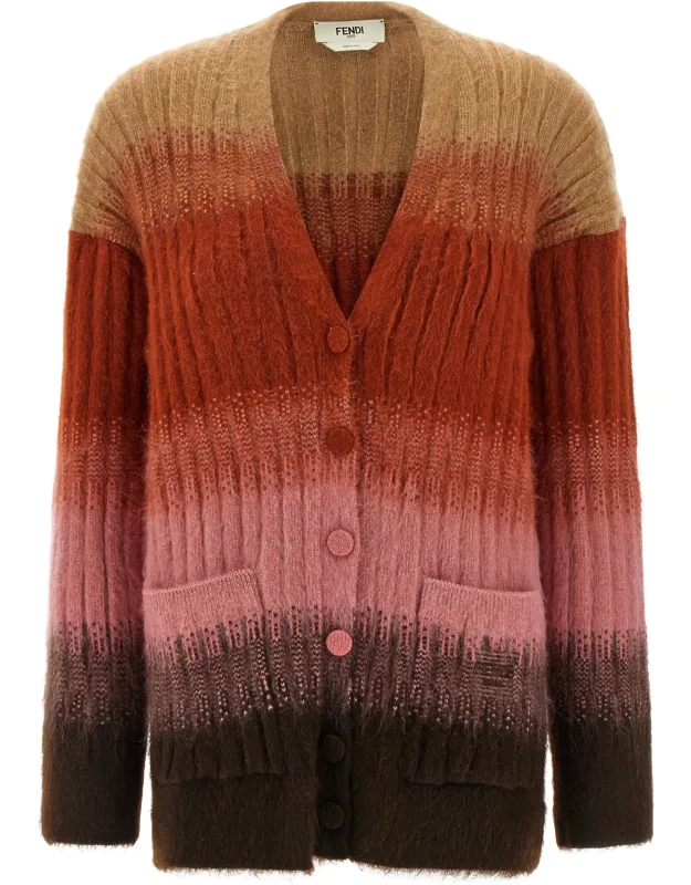 Multicolor Wool Cardigan
