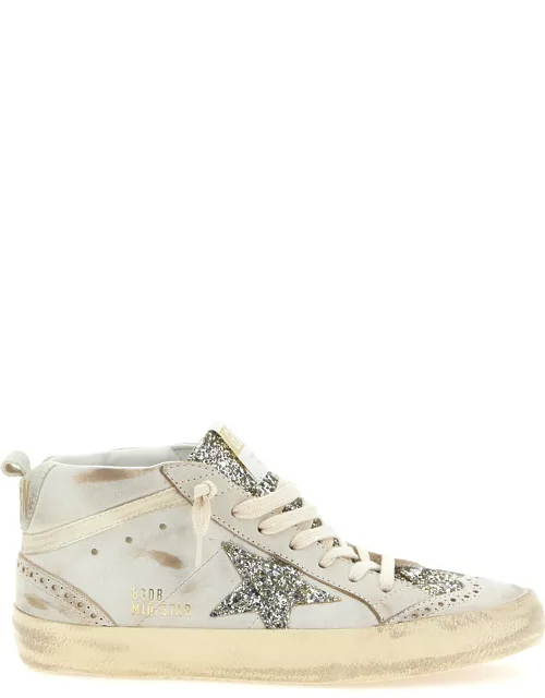 Leather High Top Sneakers