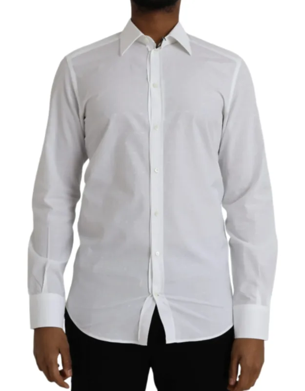 Logo Cotton Dress Shirt