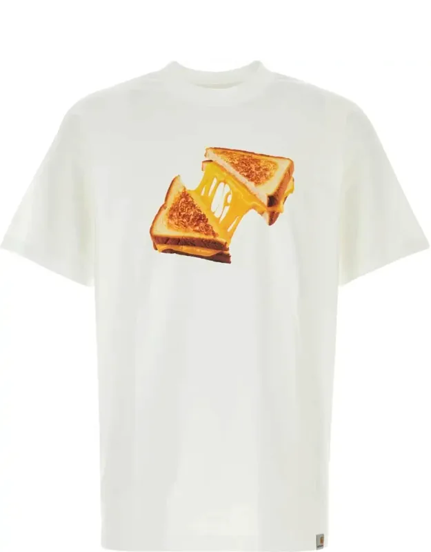 White Cotton Cheese Toast T-shirt