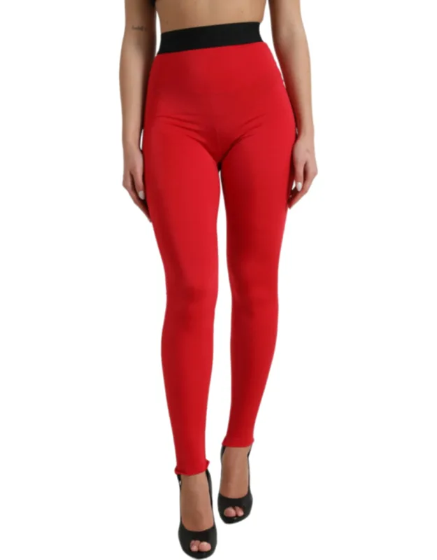 Nylon Logo Slim Leggings
