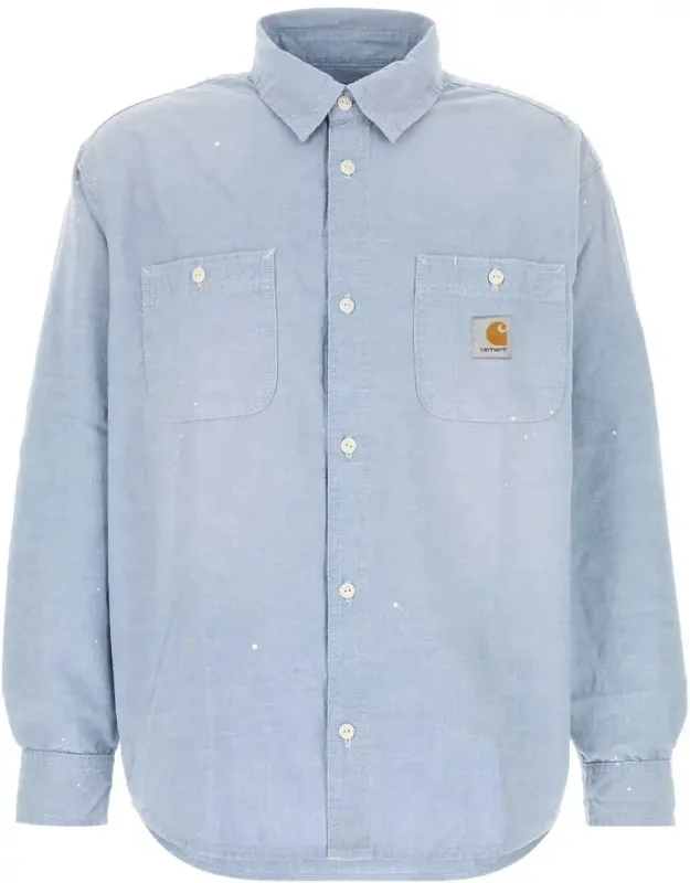 Denim Long Sleeve Painter Shirt