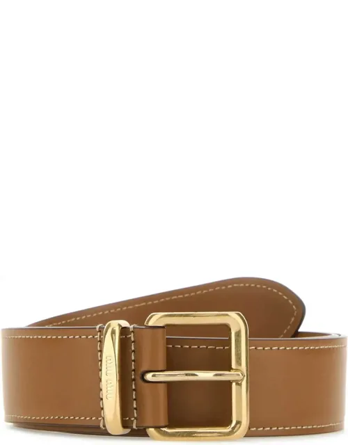 Caramel Leather Belt