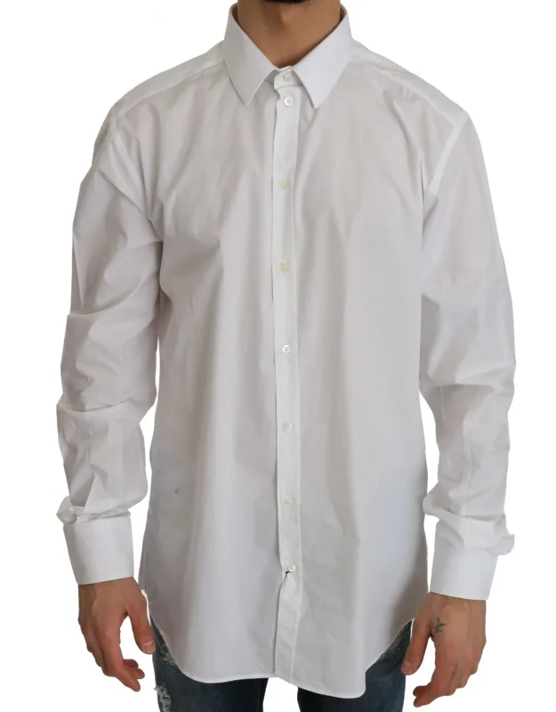 Cotton Gold Slim Dress Shirt