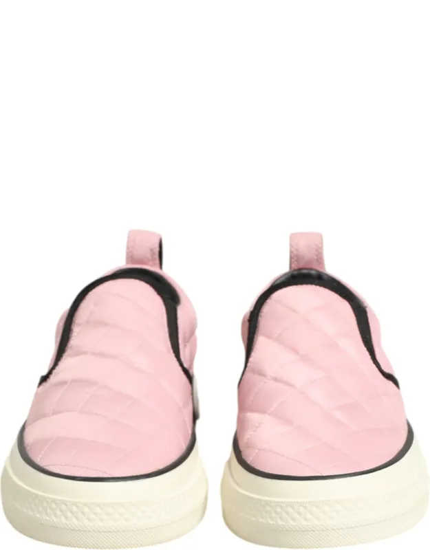 Quilted Nylon Slip-on Sneakers