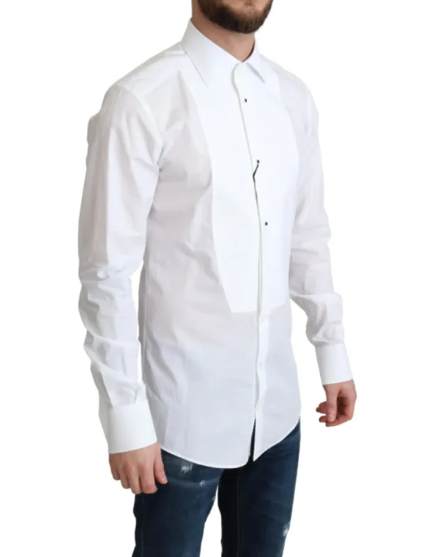 Bib Cotton Poplin Formal Shirt