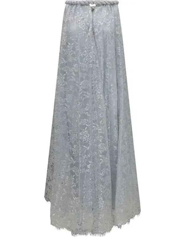 Silver Polyester Coat