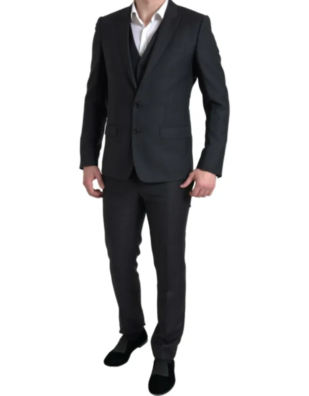 3 Piece Single Breasted Martini Suit