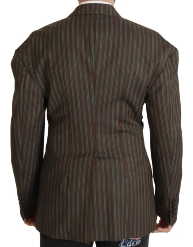 Multicolor Stripes Double Breasted Blazer