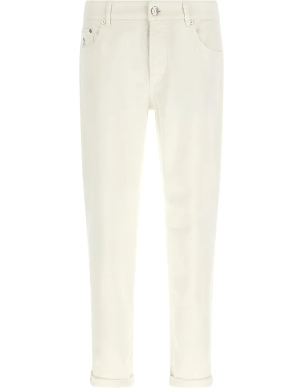 White Cotton Jeans
