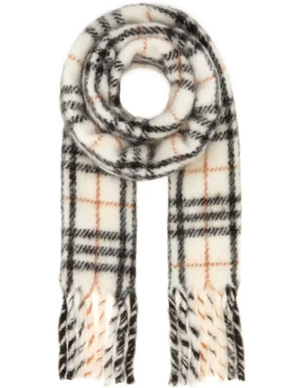 Embroidered Alpaca Blend Scarf