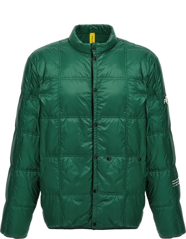 Bicolor Polyamide Full-length Jacket